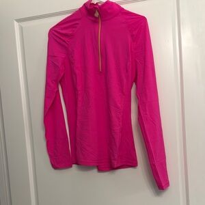 Lilly Pulitzer Pink Quarter-Zip Pullover